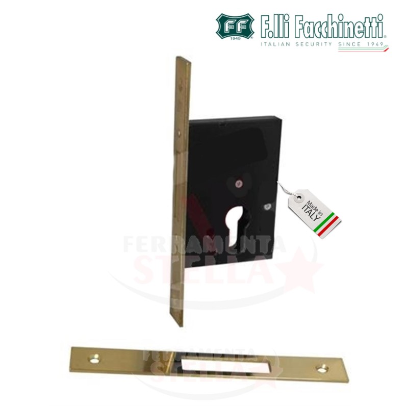 SERRATURA A INFILARE WALLY TIPO CISA 52310 DI SICUREZZA x LEGNO PER CILINDRO YALE - E. 50