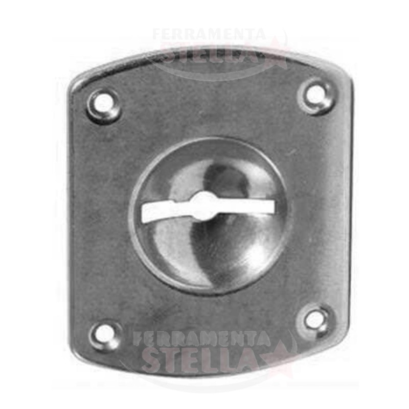 PLACCA MOSTRINA BOCCHETTA PLACCHETTA x SERRATURA CR DOPPIA MAPPA CROMATA