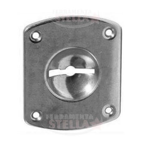 PLACCA MOSTRINA BOCCHETTA PLACCHETTA x SERRATURA CR DOPPIA MAPPA CROMATA