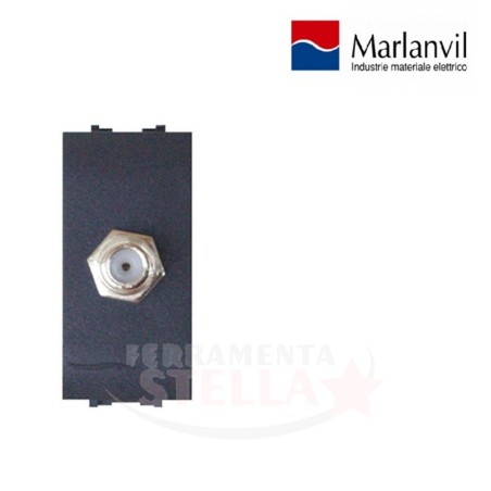 PRESA COASSIALE SATELLITARE FEMMINA TV LIFE TIPO BTICINO LIVING ANTENNA TICINO