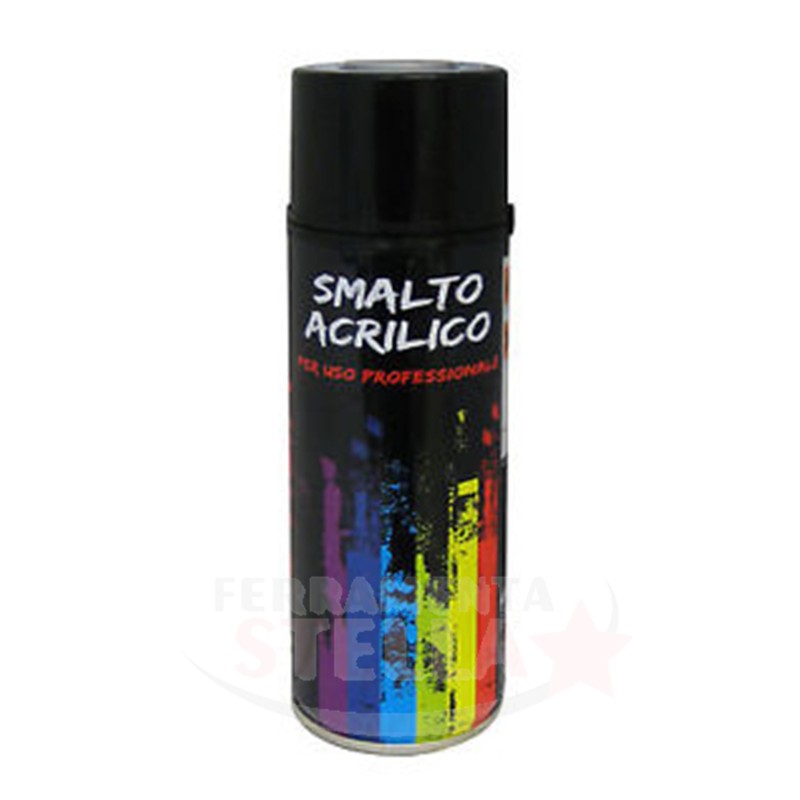 SMALTO PITTURA BOMBOLETTA VERNICE SPRAY ACRILICO 100% VARI COLORE BIANCO PERLA RAL 1013
