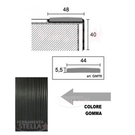 COPRIPAVIMENTO ALLUMINIO - COLORE LEGNO 60 - AUTOADESIVO - CM 270