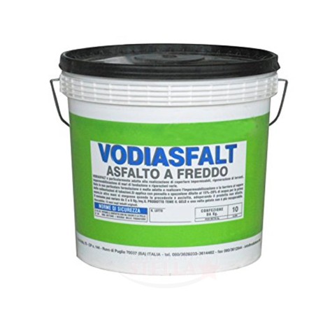 ASFALTO A FREDDO 5 LT. BITUME PER TERRAZZE TETTI IMPERMEABILIZZANTE PROTETTIVO