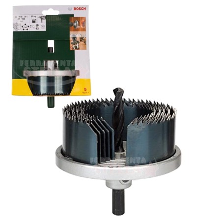 SET 7 SEGHE A TAZZA BOSCH DIAM. DA 26 A 64 FORO FORARE FRESE