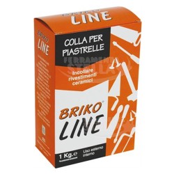 COLLA PER PIASTRELLE IN POLVERE 1KG ADESIVO MATTONELLE INTERNO ESTERNO PAVIMENTO