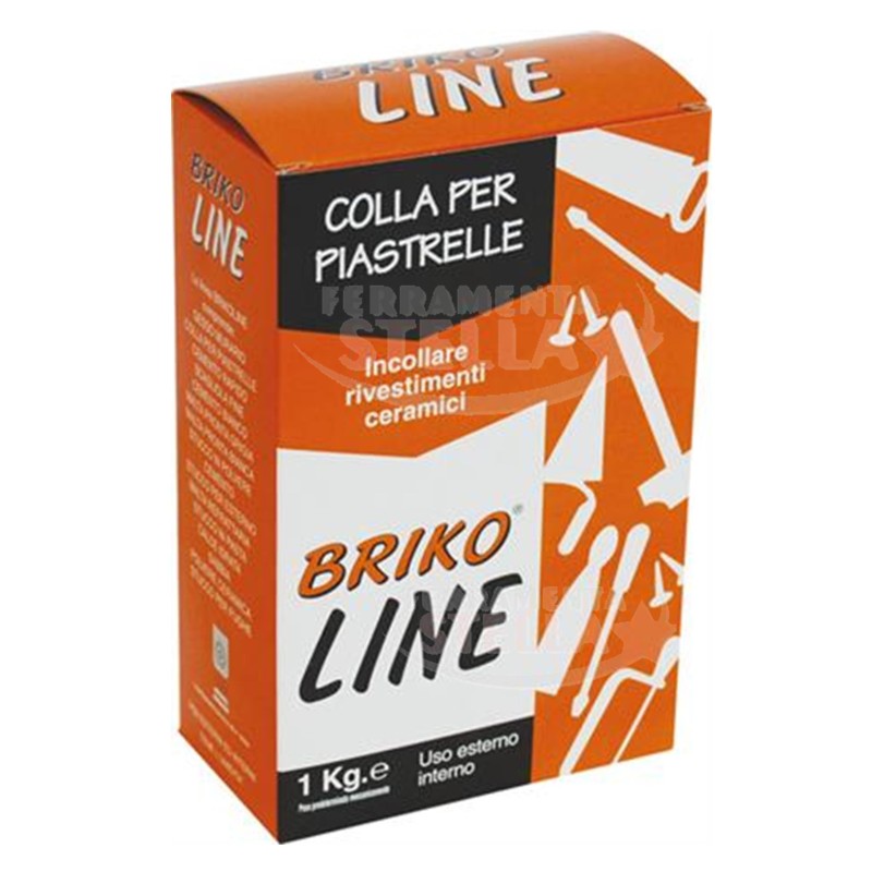 COLLA PER PIASTRELLE IN POLVERE 1KG ADESIVO MATTONELLE INTERNO ESTERNO PAVIMENTO