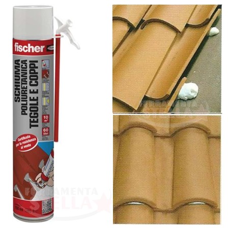 SCHIUMA POLIURETANICA ESPANSA 750 ML CON CANNUCCIA ISOLANTE SIGILLANTE GIALLA