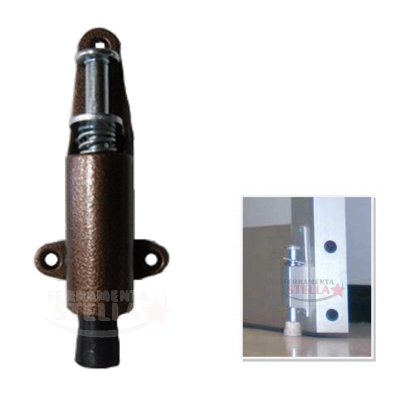 FERMA BLOCCA PORTA a PEDALE x PORTE INTERNE FERMAPORTA NERO INFISSO BALCONE