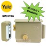 SERRATURA YALE ELETTRICA 68080 - ENTRATA 50 LATO SINISTRO -  SCIVOLO e MANDATA - x PORTA IN FERRO - DA APPLICARE