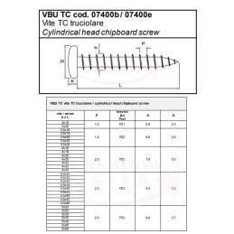 VITI TRUCIOLARE PER LEGNO - 5 x 30 - COLORE NERO - TESTA BOMBATA - INTERAMENTE FILETTATA 2