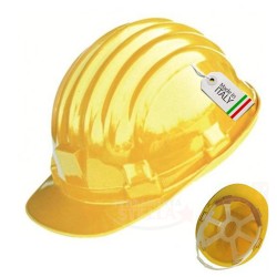 ELMETTI DA CANTIERE IN POLIETILENE EN397GIALLI ELMETTO-01A [ COD. : 186Y ]