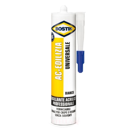 SILICONE ACRILICO SIGILLANTE BIANCO x FESSURE SOPRA VERNICIABILE 310 ML