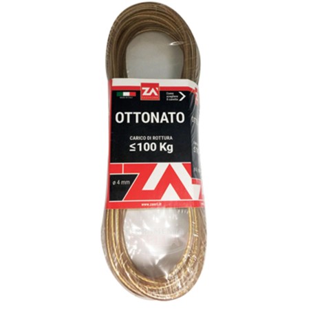 FILO CAVETTO STENDIBIANCHERIA STENDI PANNI BIANCHERIA BIANCO PLASTIFICATO 10 MT.