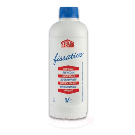 ISOLANTE FISSATIVO ALL'ACQUA FONDO MURALE MURO PITTURA VERNICE ANCORANTE 1 LT