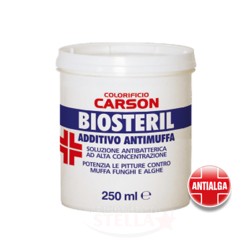 ADDITIVO BIOSTERIL 250 ML - ANTIMUFFA PER PITTURA MURALE IDROPITTURA