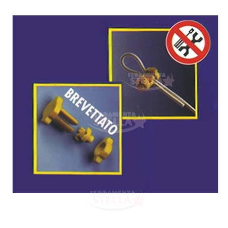 MORSETTO PER FILO FUNE CAVO CORDA FINO A 2 MM DOPPIO INGRESSO UNIRE UNISCI FERMA