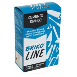 CEMENTO BIANCO IN POLVERE 1 KG STUCCO USO INTERNO ESTERNO