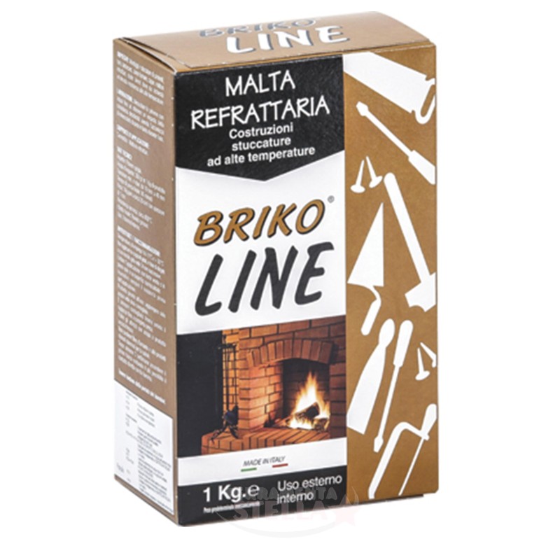 CEMENTO BIANCO IN POLVERE 1 KG STUCCO USO INTERNO ESTERNO - BRIKO LINE