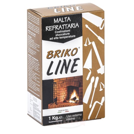 CEMENTO BIANCO IN POLVERE 1 KG STUCCO USO INTERNO ESTERNO - BRIKO LINE