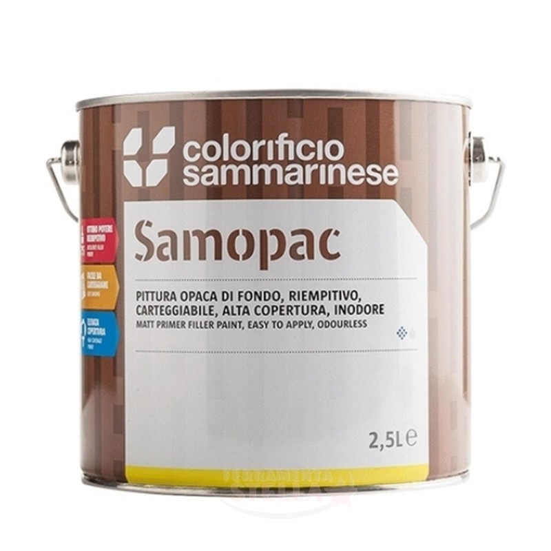 AGGRAPPANTE PRIMA MANO FONDO PRIMER PITTURA VERNICE X LEGNO 2,50 LT OPACO BIANCO