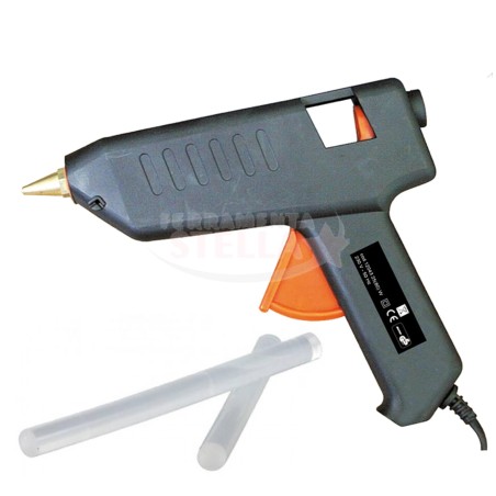 PISTOLA INCOLLATRICE TERMO INCOLLANTE x COLLA A CALDO STIK SILICONE A CALDO