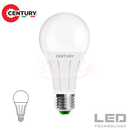 LAMPADINA LAMPADA LED RISPARMIO ENERGETICO - modello GLOBO - 20 W - luce CALDA - attacco E 27