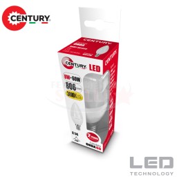 LAMPADINA LAMPADA LED RISPARMIO ENERGETICO - modello SFERA - 8 W - luce FREDDA - attacco E 14 2