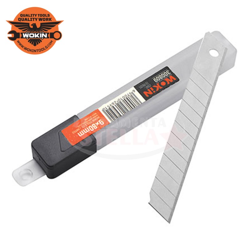 CUTTER TAGLIERINO in METALLO ACCIAIO - LAMA DA MM 8 - WOKIN - CARTA CARTONE TAGLIO TASCHINO