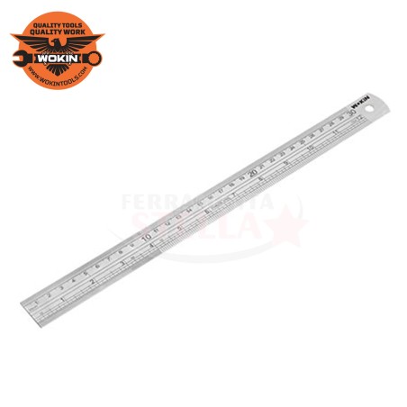 RIGHELLO INOX MM 25 x 300 - WOKIN - x MISURAZIONE