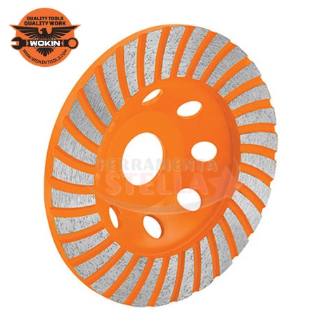 DISCO DIAMANTATO A SETTORI - MM 115 - WOKIN - MM 115 x 22,2 - ALTEZZA 2 MM