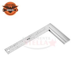 SQUADRA PER FALEGNAMI IN ALLUMINIO / INOX DA CM 30 - WOKIN 