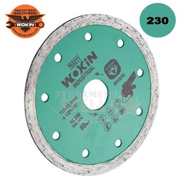 DISCO DIAMANTATO A CORONA LISCIA - MM 115 - WOKIN - MM 115 x 22,2 - ALTEZZA 2 MM