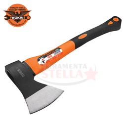 ASCIA PICOZZINO ACCETTA MANICO IN FIBRA ACCIAIO FORGIATO - WOKIN - GR 600 SM MM 25 x 40