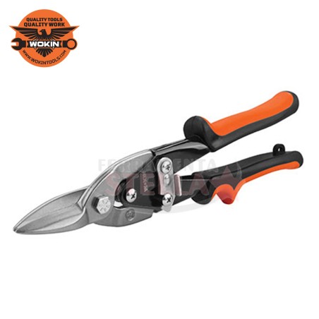 CESOIA A DOPPIA LEVA TAGLIO SINISTRO - SX - DA 25 CM - MANICI SINTETICI PER TAGLIO LAMIERA METALLO FERRO ALLUMINIO