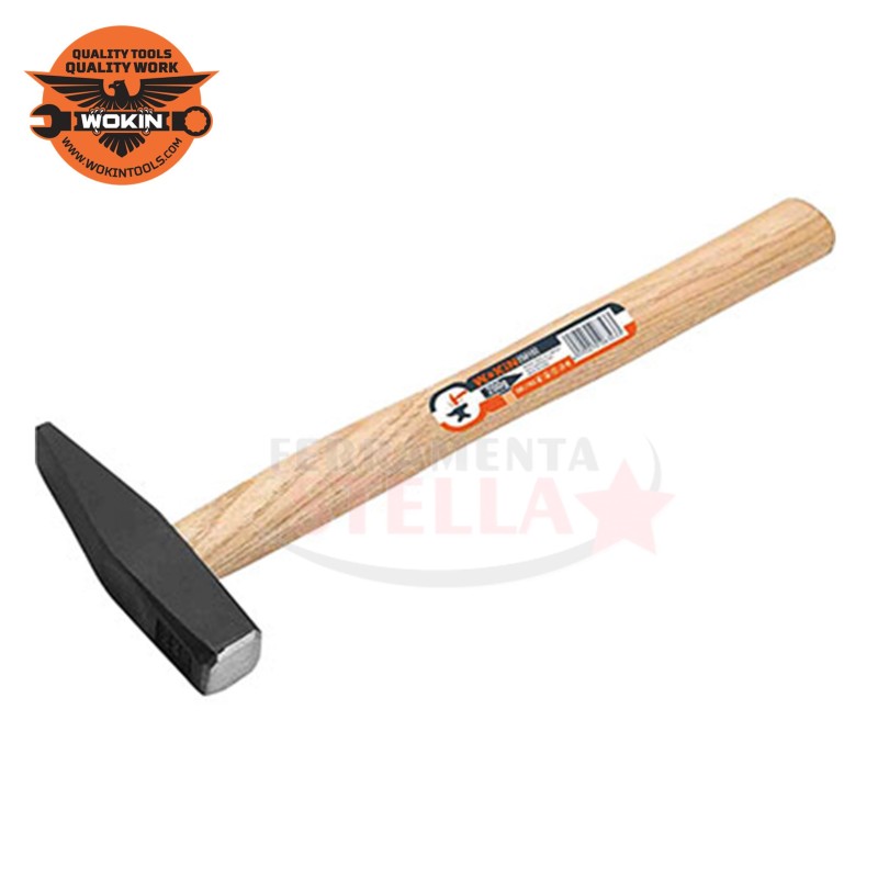 MARTELLO GENERICO CLASSICO STANDARD - tipo TEDESCO MANICO IN LEGNO - WOKIN