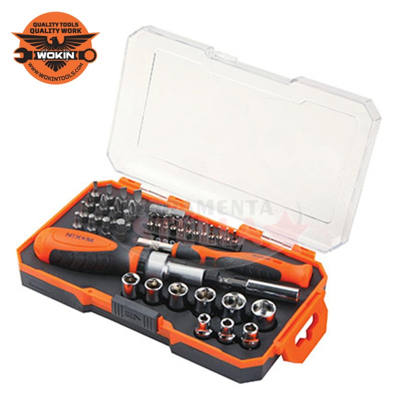GIRAVITE CACCIAVITE A CRICCHETTO IN KIT PLUS - PEZZI 42