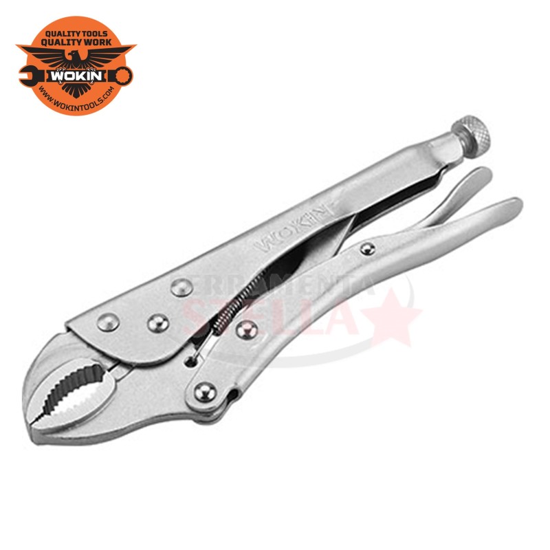 PINZA A SCATTO CM 25  REGOLABILE AUTOBLOCCANTE PINZA a GANASCE CONCAVE MM 250 	