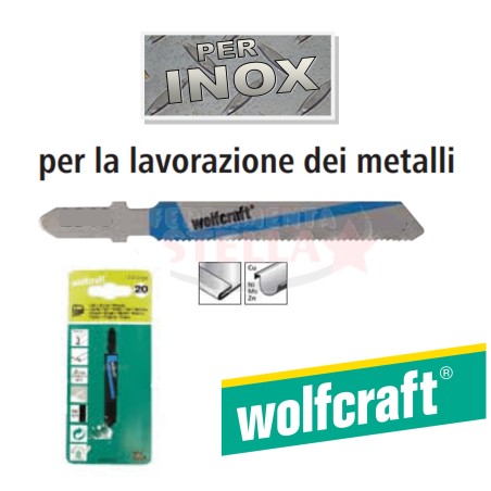 LAME DI RICAMBIO PER SEGHETTO ALTERNATIVO x METALLO e INOX