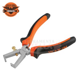 PINZA SPELAFILI A BECCO IN ACCIAIO FORGIATO NICHELATO MM 160 - WOKIN - x CAVI ELETTRICI 