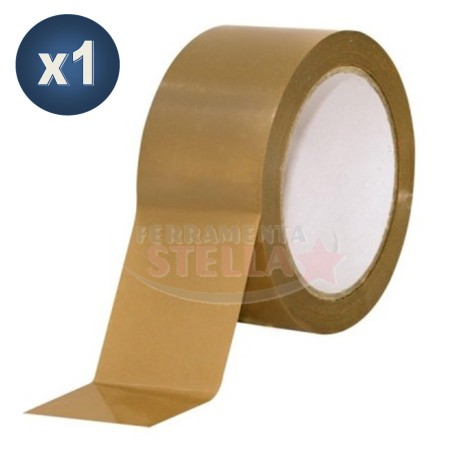 NASTRO ADESIVO SVOLGIMENTO SILENZIOSO - 50 X 66 MT - AVANA