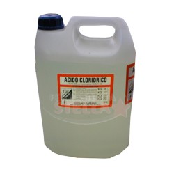 ACIDO CLORIDRICO MURIATICO 30 - 33% DETERGENTE DISINCROSTANTE CALCARE 53501 - LT 5