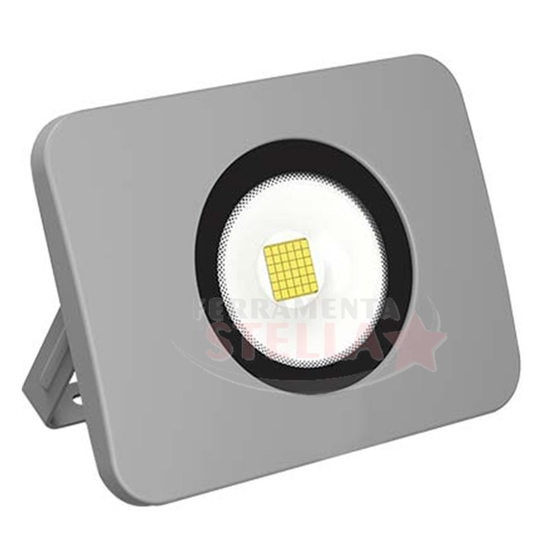 PROIETTORE FARETTO FARO A LED SLIM ALLUMINIO - 30 W 4K - LUCE NATURALE - IP65