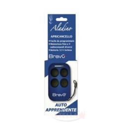 TELECOMANDO APRICANCELLO BRAVO ALADINO 433 Mh ad AUTO APPRENDIMENTO - RADIOCOMANDO  2