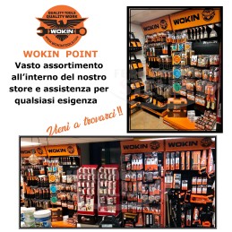 SPAZZOLA ACCIAIO OTTONATO TIPO SPID - WOKIN - x SPAZZOLARE PULIRE RIMUOVERE 