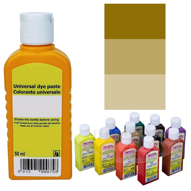 COLORANTE PASTA UNIVERSALE ACEM TUBETTO DA 50 ML X TUTTI I TIPI DI PITTURA SMALTI E VERNICI - GIALLO OSSIDO