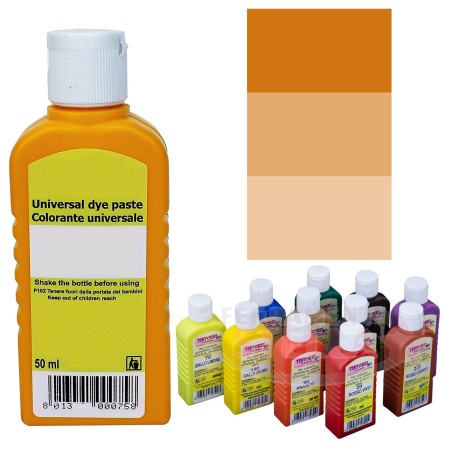 COLORANTE PASTA UNIVERSALE TUBETTO DA 50 ML - ARANCIO VIVO - x PITTURA E SMALTI ACQUA E SOLVENTE