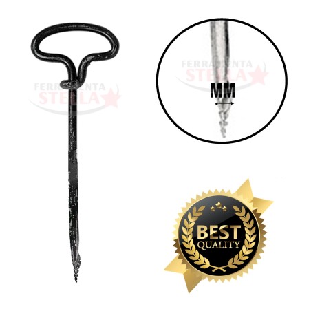 PERCETTI TRIVELLINI PUNTERUOLO SUCCHIELLI x LEGNO - MM 4 - IN ACCIAIO METALLO 