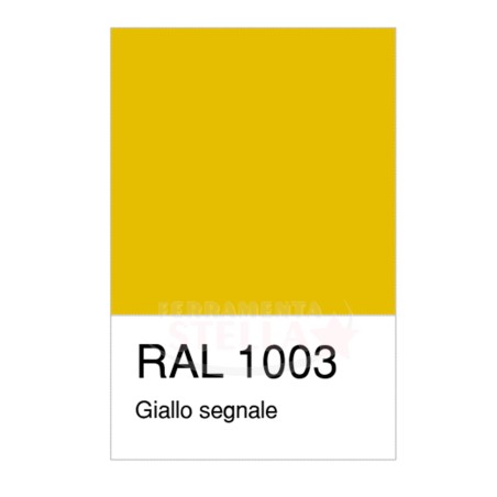 SMALTO SMALTINO RITOCCO SINTETICO VERNICE PITTURA LEGNO FERRO 125 ML - GIALLO SEGNALE