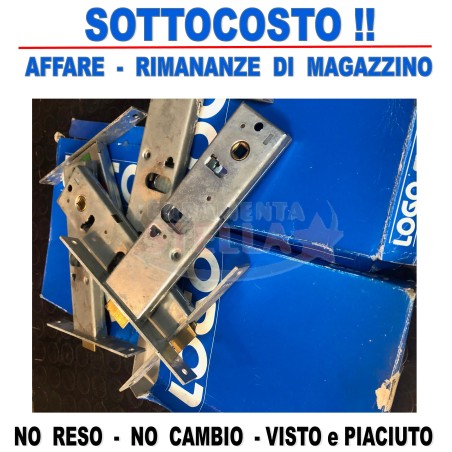 SERRATURA LOGO 44051 A INFILARE A FASCIA x ALLUMINIO ANTA - entrata 80 - frontale 20