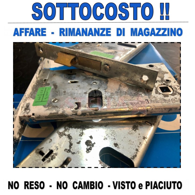SERRATURA LOGO 44051 A INFILARE A FASCIA x ALLUMINIO ANTA - entrata 70 - frontale 20 - SOTTOCOSTO !! 
